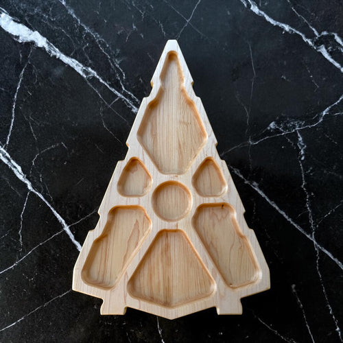 Handmade Hardwood Imperial Destroyer Tray, Serving Tray, Charcuterie Board