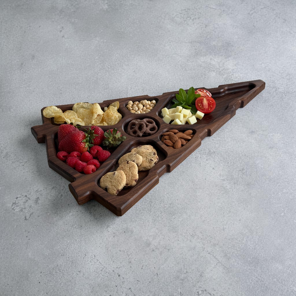 Handmade Hardwood Imperial Destroyer Tray, Serving Tray, Charcuterie Board