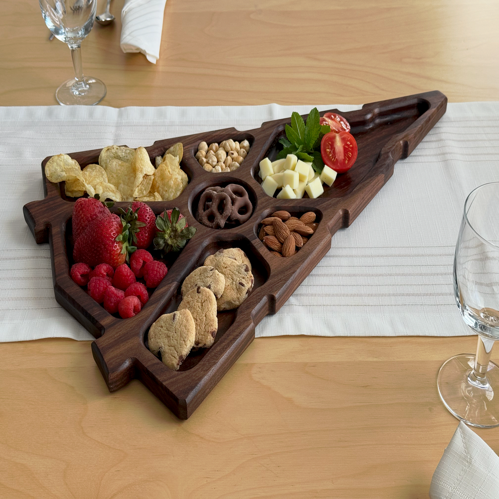 Handmade Hardwood Imperial Destroyer Tray, Serving Tray, Charcuterie Board