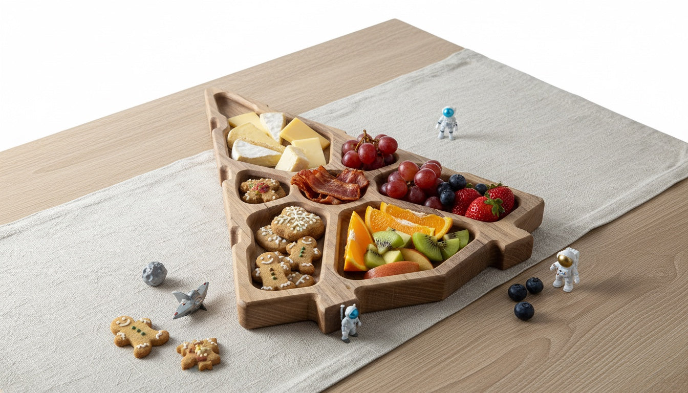 Handmade Hardwood Imperial Destroyer Tray, Serving Tray, Charcuterie Board