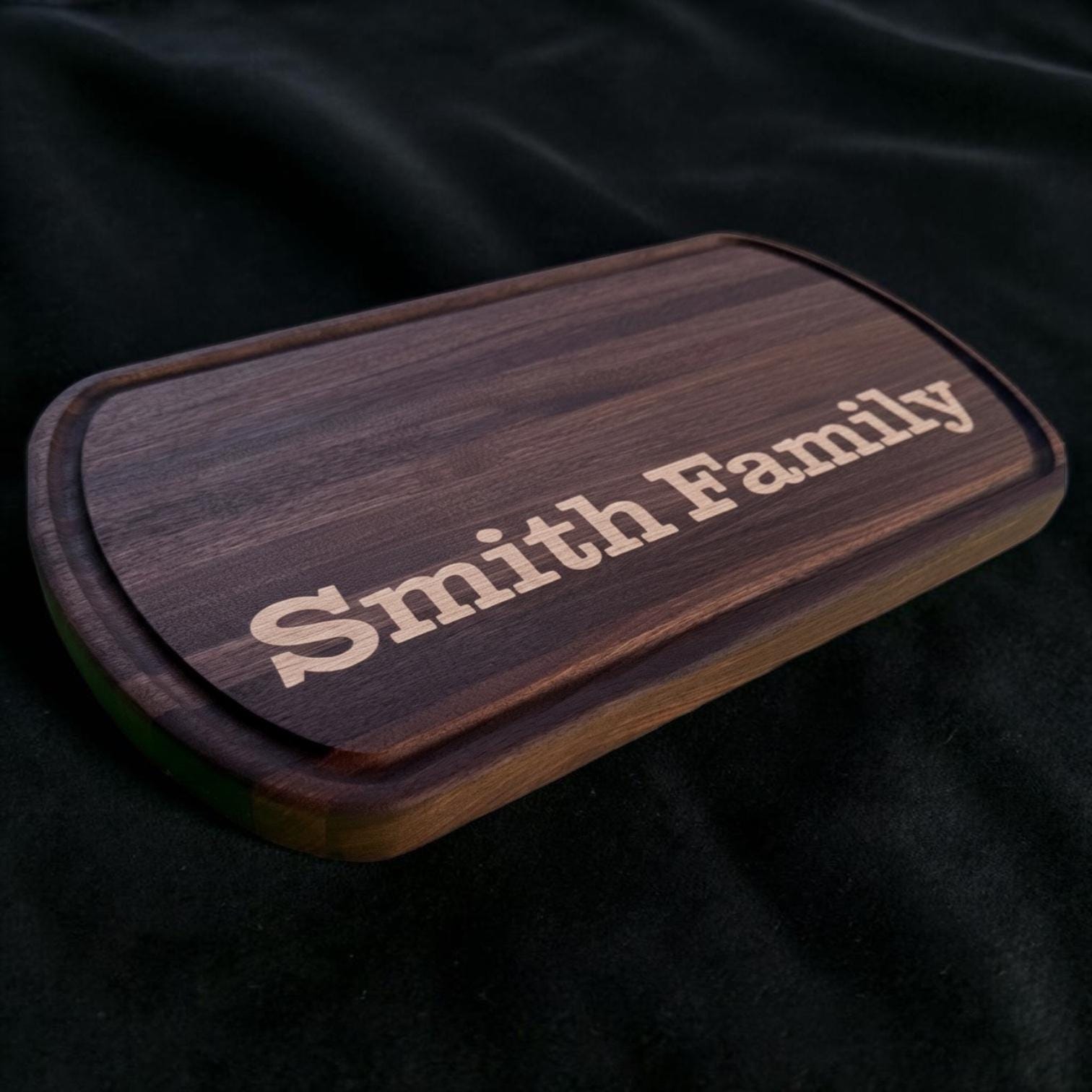 Personalized Engraved Cutting Board, Cherry, Walnut or Maple Charcuterie Board, Father’s Day Gift