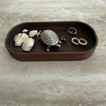 Personalized Wood Valet Tray, Walnut Catchall Tray, Jewelry Organizer, Gift for Him, Father's Day