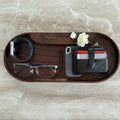 Personalized Wood Valet Tray, Walnut Catchall Tray, Jewelry Organizer, Birthday Gift