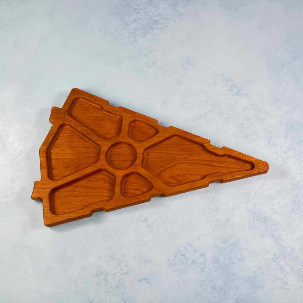 Handmade Hardwood Imperial Destroyer Tray, Serving Tray, Charcuterie Board