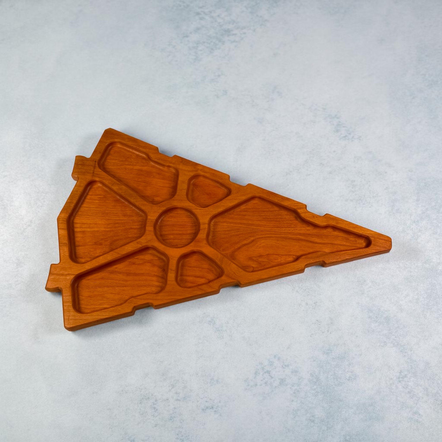 Handmade Hardwood Imperial Destroyer Tray, Serving Tray, Charcuterie Board